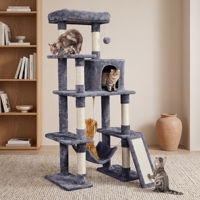 Poteau à gratter pour chat en sisal, coins arrondis, emballage plat, directement de l'usine, sans danger pour la famille