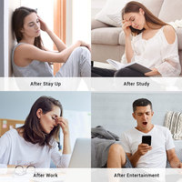 Appareil de massage des yeux intelligent Bluetooth chaud et froid avec vibration, équipement de compression thermique électrique, masseur oculaire