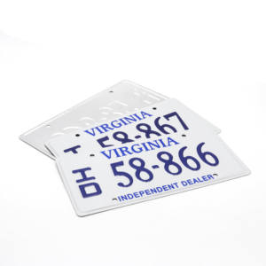 Placa de Matrícula Inteligente de Vidrio con Logotipo Decorativo Personalizado en Relieve de Aluminio Antiguo al por Mayor - Product Image 3