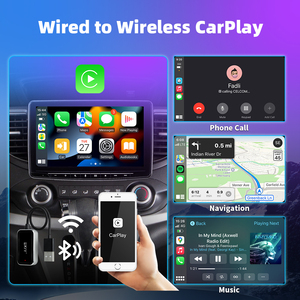 EKIY con cable a <span class=keywords><strong>Carpay</strong></span> inalámbrico Mini adaptador Bluetooth para Radio de coche con caja de Carplay con cable Carplay inalámbrico Android Auto AI Box - Product Image 4