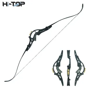 Hi Top 45Lbs tiro con l'arco arco ricurvo 35Lbs tiro con l'arco in alluminio 30-60Lbs arco ricurvo e Set di frecce per la caccia di adulti