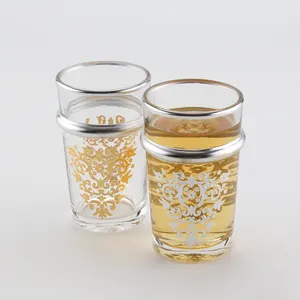 Nuovo Design privato stampaggio 6Oz tazza da tè decalcomania bicchiere con il colore marocchino tazza di tè