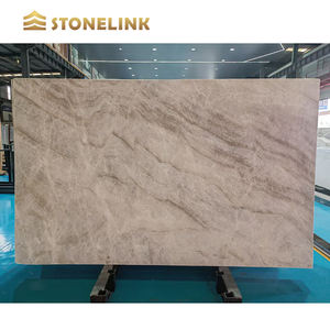 หินอ่อนทัจมาฮาลสไตล์บราซิลขัดเงาหรูหราหรูหราสำหรับวิลล่าทันสมัยเคาน์เตอร์ครัวตกแต่งพื้นหลัง - Product Image 3