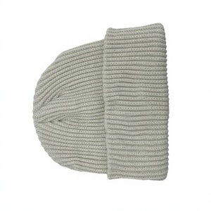 Unisex Acrylic Beanie Hat Solid Color Knitted <b>Winter</b> <b>Cap</b> Casual Style for Adults 56-58CM - Product Image 4