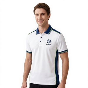 <b>Men's</b> White Polyester Jersey <b>for</b> <b>Shirt</b> Blue Green Trim Breathable Sporty Front <b>for</b> Teamwear Practice Matches Made Bangladesh - Product Image 1