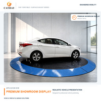 Plateforme tournante motorisée pour voitures, rotation à 360 degrés, scène rotative pour exposition automobile, carport, capacité de charge de 1,5 à 4 tonnes