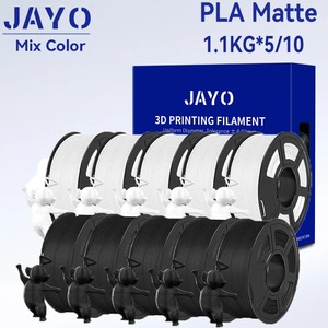 Filamento para Impresora 3D <span class=keywords><strong>JAYO</strong></span> PLA Mate de 1.75mm +/- 0.02mm, 5/10 Rollos, Sin Burbujas, No Tóxico para Impresora 3D y Bolígrafo 3D - Product Image 1