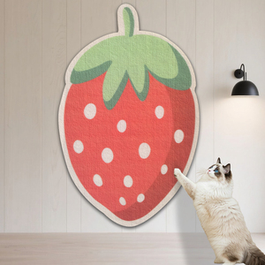 Cartoon Katzen- & Hunde-Kratzteppich Langlebiger 80cm Katzenbaum mit Polyester-Beflockter Oberfläche in Kartonverpackung - Product Image 1