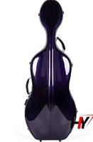 Vente chaude étui pour violon de haute qualité étui pour violoncelle 3K sergé/mat uni/brillant 100% fabrication de produits en Fiber de carbone