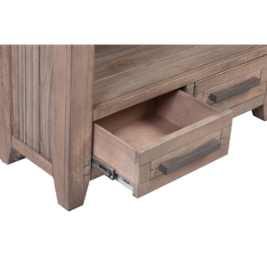 Librería de madera maciza de diseño moderno con 2 cajones, los últimos muebles de sala de estar de madera para el hogar o el apartamento para hoteles - Product Image 5