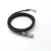 Cable Serial USB a RS485 FTDI OEM/ODM con LED TX/RX Transparentes