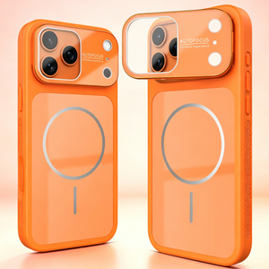 เคสโทรศัพท์แม่เหล็กแบบใหม่สำหรับ iPhone 18 12 13 14 15 16 17 Pro Max พร้อมที่เก็บฟิล์มเลนส์แบบซ่อน ป้องกันแรงกระแทก ฝาหลังป้องกัน - Product Image 1