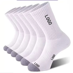 Custom Logo High Quality Crew <b>Socks</b> Embroidery <b>Women</b> Unisex Youth Sport <b>Socks</b> Spandex/Nylon/Cotton <b>Winter</b> - Product Image 1