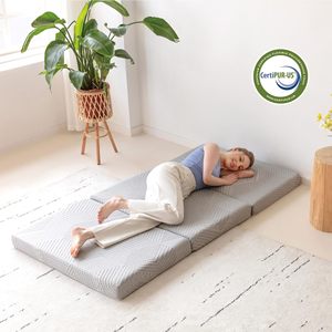 Folding Foam <b>Mattress</b> Single Size Memory Foam <b>Foldable</b> Floor Mat For Nap And Rest - Product Image 1