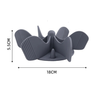 Bol à nourriture arrondi en silicone de qualité alimentaire écologique personnalisé à alimentation lente petits chiens moyens chiots fournitures pour animaux de compagnie mangeoire à lécher pour chiens