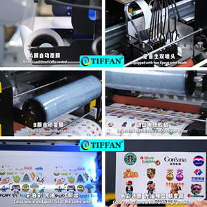 TIFFAN 2 XP600 baskı kafası UV DTF Sticker AB Film yazıcı impresora dtf 12 inç 30 cm 30 cm A2 <span class=keywords><strong>A3</strong></span> UV DTF yazıcı