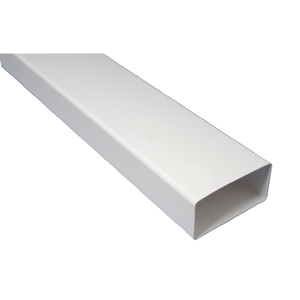 Hot bán chất lượng tốt thông gió trắng hình chữ nhật phẳng ống dẫn phụ kiện nhựa ống dẫn khí - Product Image 1