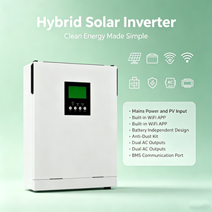 Inversor Solar Híbrido de 4.2KW para Sistemas Conectados a la Red y Fuera de la Red, Controlador de Carga Solar MPPT, Salida Bifásica de 220V, Convertidor de Energía Solar - Product Image 2