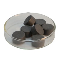 Tablette de dioxyde de zirconium noir de qualité industrielle 99,99 % pour applications de nano-durcissement et de revêtement