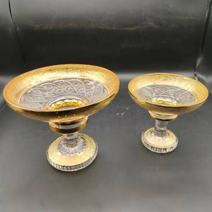 Articles d'étiquette de luxe artisanat moyen-orient asie centrale vaisselle <span class=keywords><strong>assiette</strong></span> de fruits torsadée européenne - Product Image 1