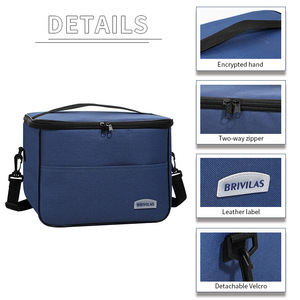 Brivilas Insulated Lunch Bag Large Capacity Portable Cooler For Picnic Outdoor Use - Product Image 4