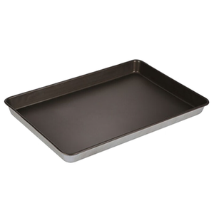 ถาดอบขนมเหล็กคาร์บอนทรงสี่เหลี่ยมแบบม้วนขอบ สำหรับร้านเบเกอรี่ - Product Image 1