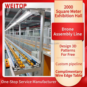 Endüstriyel dokunmatik ekran çift hız zinciri takım plaka montaj hattı Led otomatik yaşlanma hattı ücretsiz danışma tasarım - Product Image 2