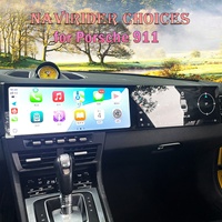 Autoradio multimédia Android 15 avec double écran OLED 12,3 pouces pour Cayman 911 987 Boxster 997 991 2012-2023, DSP, Navi GPS, Carplay, 1 an
