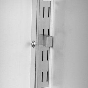 Armoire murale en acier inoxydable finition mate brossée, armoire de rangement pour cuisine commerciale avec portes coulissantes pour usage en restaurant - Product Image 5