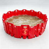 Barrière anti-inondation en plastique ABS haute résistance rouge pour la maison