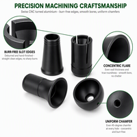 Pièces de traitement des métaux, services de fabrication CNC, pièces métalliques anodisées noires, kits métalliques, pièces usinées CNC