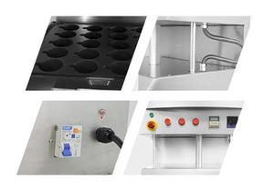 Machine électrique commerciale de moulage de presse à tarte de fabricant de tasse de gaufre de <span class=keywords><strong>boulanger</strong></span> de tasse de cône de thé de biscuit faisant la Machine - Product Image 3