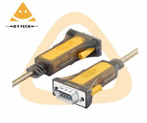 Dytech nhà máy trực tiếp USB để DB9 RS232 nối tiếp Cáp FTDI chip Adapter chuyển đổi cáp PVC Braid 1.5m - Product Image 1