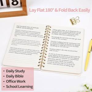 A5 Spiral Notebook <b>Waterproof</b> Cover Reinforced Pocket Easy Write Enterprise Customized LOGO Trending Products 2026 New Arrival - Product Image 6