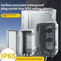 Boîtier de jonction électrique IP65 66 67 en ABS, boîtier pour instruments électroniques, boîtier en plastique étanche pour appareil extérieur