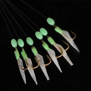 Newbility Zee Vissen Lichtgevende Echte Vis Huid Sabikis Barrel Swivel <span class=keywords><strong>Sabiki</strong></span> <span class=keywords><strong>Rigs</strong></span> - Product Image 6