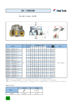 Outils Chai ODM&OEM, fraiseuse à faceuse CNC haute précision Kr=88 °   CFM90SN-663A22R-13
