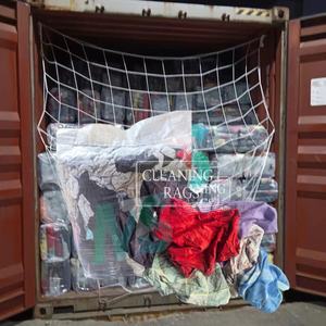 Bolsa de Trapos de Algodón 100%, Trapos de Camiseta de Algodón de Colores, Alta Absorción de Agua, Trapos Mixtos para Limpieza Industrial - Product Image 1