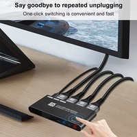 Interruptor de 3 entradas, 1 salida, 8K, HDMI, 3 puertos, 8K, soporte para 8K @ 60Hz, 4K @ 120Hz