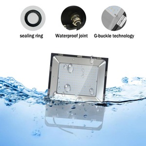 Projecteur extérieur étanche IP66 noir led 10w 20w 30w 50w 100w 200w 300w <span class=keywords><strong>400w</strong></span> jardin cour a mené la lumière d'inondation - Product Image 3