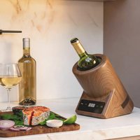 Refrigeratore per Bottiglie con Prestazioni di Raffreddamento Affidabili, Elettrico a Batteria, Doppia Alimentazione, Refrigeratore per Vino