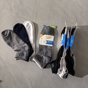 <span class=keywords><strong>Lot</strong></span> de chaussettes en surplus en liquidation – Qualité excellente, respirantes, style décontracté, chaussettes courtes de saison, couleur blanche, tricot fines pour hommes - Product Image 4