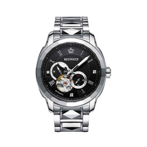 Reloj de Pulsera de Moda para Mujer, Automático, Mecánico, Esqueletizado, Impermeable, de Acero Inoxidable - Product Image 6