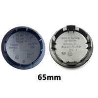 Tapa Central de Rueda de 65mm para VW, Tapacubos para R Golf Motion GTI Polo Touran Octavia 3B7601171 y 5G0601171