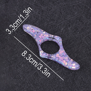 Tùy Chỉnh Các Bên Trong Core Khuyến Mại Dễ Thương Nhựa Cuốn Sách Đọc Sách Trợ Giúp Ngón Tay Cái Người Giữ Cuốn Sách Cá Nhân Các Acrylic Bookmark - Product Image 2