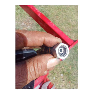 Adaptador de Manguera G3/8X19 para Acoplamiento Rápido de Acero BSP MACHO DOBLE USO PARA 60 °   Sello <span class=keywords><strong>SAET</strong></span> o Sello de Seguridad/BSP Macho con Anillo de Retención - Product Image 3