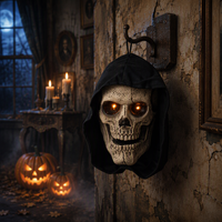 Meilleures ventes transfrontalières d'Halloween : Pendentifs Crâne et Grim Reaper, Accessoires d'horreur pour maison hantée et escape room, Électriques pour intérieur