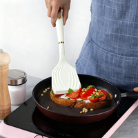 Set Peralatan Dapur Desain Baru Spatula Sendok Alat Masak Set Peralatan Dapur Silikon Dengan Tempat Penyimpanan