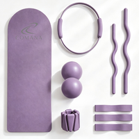 Kit de Yoga Complet et Élégant pour Pilates : Accessoires Esthétiques Prêts pour Instagram, Ensemble Chic et Pratique pour l'Entraînement à Domicile
