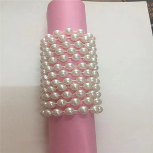 ลูกปัดด้ายฝ้ายสีแดงสด 4 มม. สายไข่มุกสำหรับงานแต่งงาน DIY ทำเครื่องประดับตกแต่ง - Product Image 2